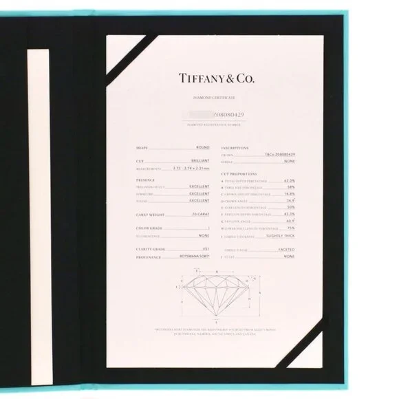 Tiffany & Co Harmony Solitaire Diamond Ring
